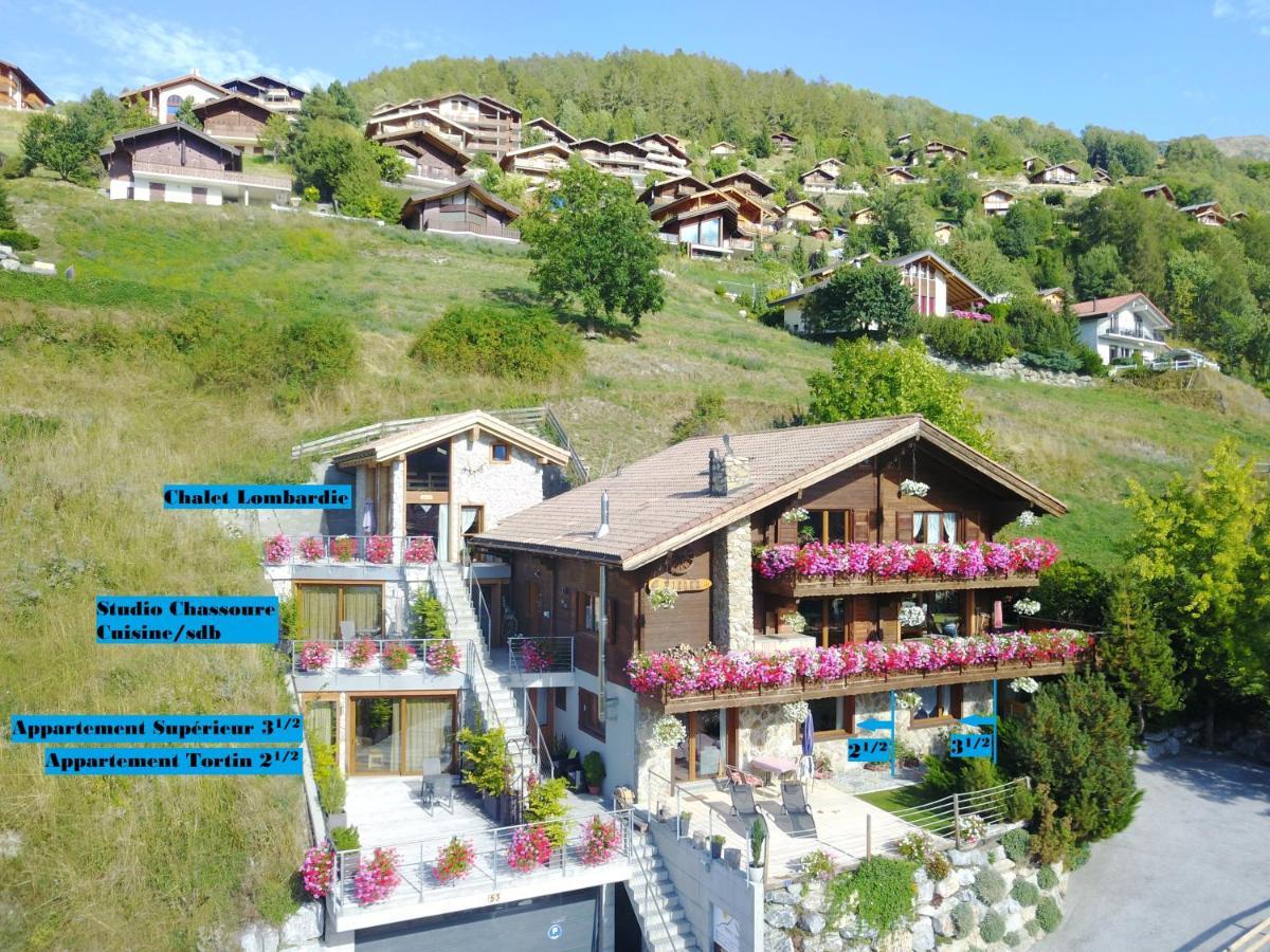 Chalet Lombardie Veysonnaz ภายนอก รูปภาพ